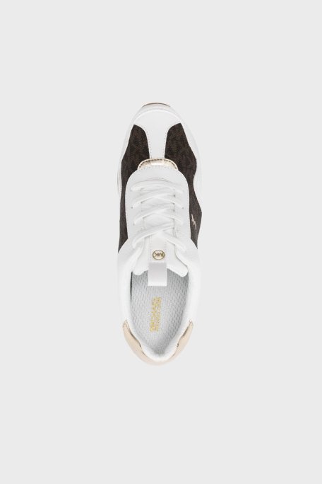 Michael Kors Logolu Platform Sneaker 43R4RNFSAB200 Bayan Ayakkabı 43R4RNFSAB 200 KAHVE - 4