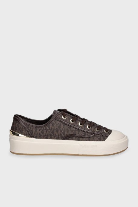 Michael Kors Logolu Sneaker 43S5JUFS1B200 Bayan Ayakkabı 43S5JUFS1B 200 KAHVE - 1
