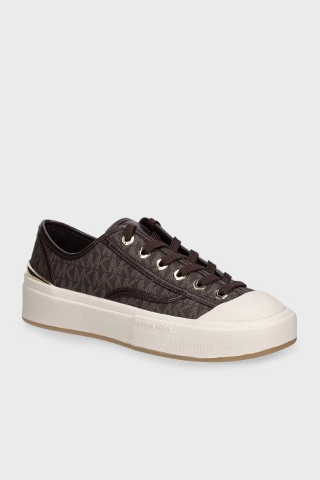 Michael Kors Logolu Sneaker 43S5JUFS1B200 Bayan Ayakkabı 43S5JUFS1B 200 KAHVE - 3