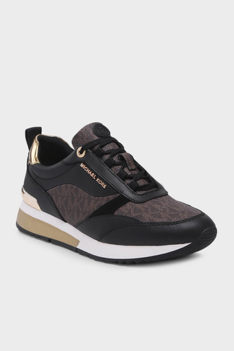 Michael Kors Logolu Sneaker 43T2ALFS4L007 Bayan Ayakkabı 43T2ALFS4L 007 SİYAH-KAHVE - 3