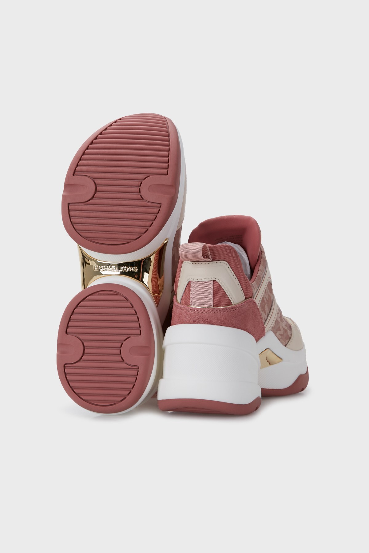 Michael Kors Logolu Sneaker Bayan Ayakkabı 43S2OLFS1Y 688 PEMBE