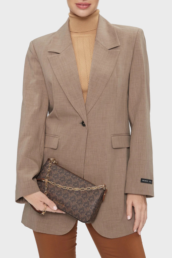 Michael Kors Logolu Zincir Askılı 32H3G8EW6B227 Bayan Çanta 32H3G8EW6B 227 KAHVE - 7