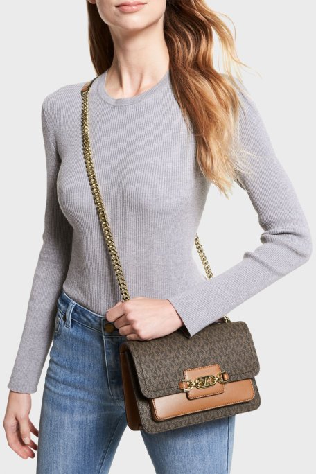 Michael Kors Logolu Zincir Askılı Heather 30S2G7HL3B252 Bayan Çanta 30S2G7HL3B 252 KAHVE - 2