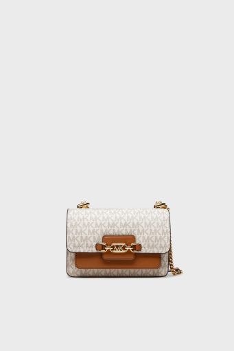 Michael Kors Logolu Zincir Askılı Heather Bayan Çanta 32S2G7HC0B 149 VANİLYA - 1