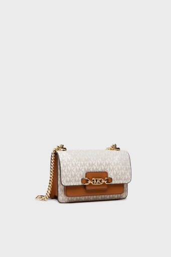 Michael Kors Logolu Zincir Askılı Heather Bayan Çanta 32S2G7HC0B 149 VANİLYA - 8