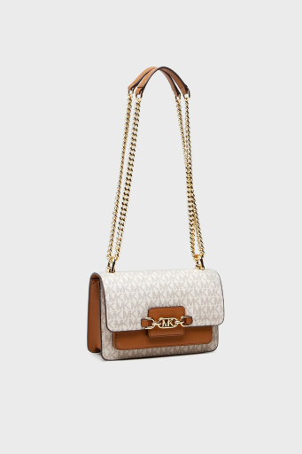 Michael Kors Logolu Zincir Askılı Heather Bayan Çanta 32S2G7HC0B 149 VANİLYA - 9