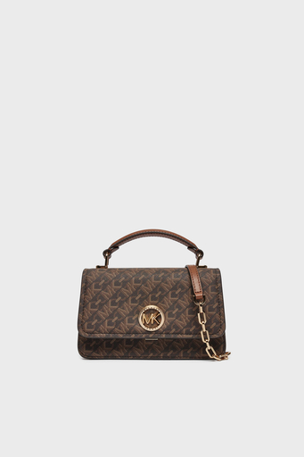 Michael Kors Monogram Logolu Çıkarılabilir Askılı 32T4GD8C5B227 Bayan Çanta 32T4GD8C5B 227 TABA - 1