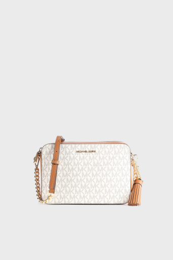 Michael Kors Zincirli Ayarlanabilir Omuz Askılı Jet Set Bayan Çanta 32F8GF5M2B 150 VANİLYA - 1