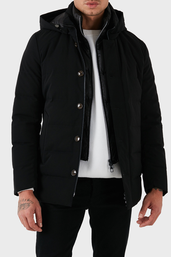 Montecore Regular Fit Astarlı Çıkarılabilir Kapüşonlu Erkek Mont F07MUCX581 185 99 SİYAH - 1