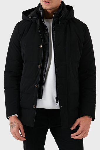 Montecore Regular Fit Astarlı Çıkarılabilir Kapüşonlu Erkek Mont F07MUCX581 185 99 SİYAH - 5