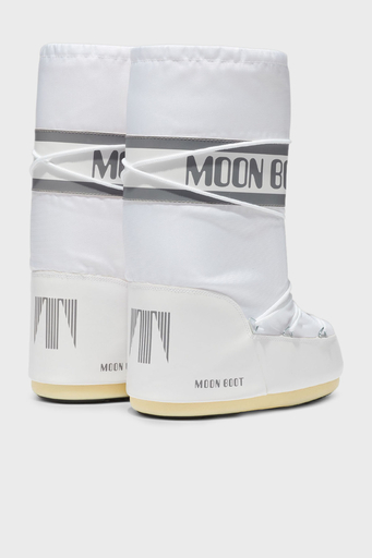 Moon Boot Logolu Bağcıklı Su İtici Bayan Kar Botu 80D1400440 A001 BEYAZ - 3