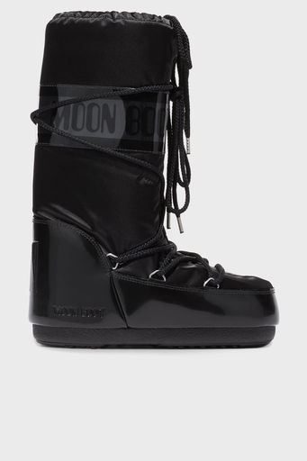 Moon Boot Logolu Bağcıklı Su İtici Bayan Kar Botu 80D1401680 N001 SİYAH - 11