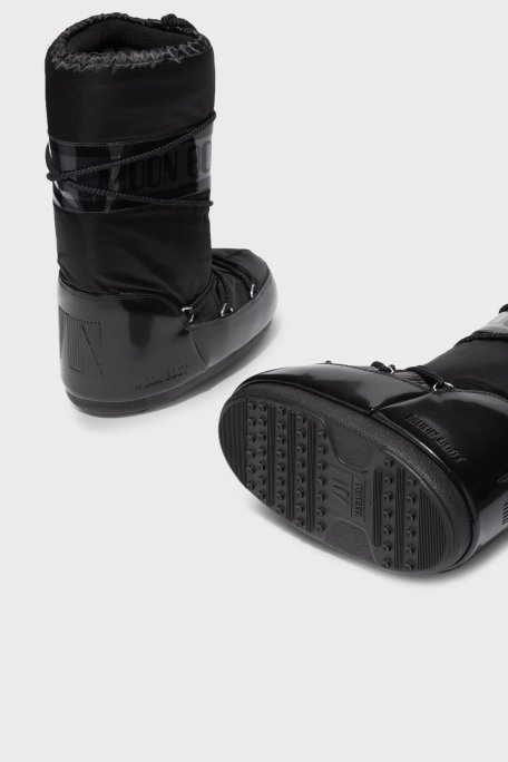 Moon Boot Logolu Bağcıklı Su İtici Bayan Kar Botu 80D1401680 N001 SİYAH - 4