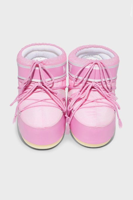 Moon Boot Logolu Bağcıklı Su İtici Bayan Kar Botu 80D1409340 J001 PEMBE - 2