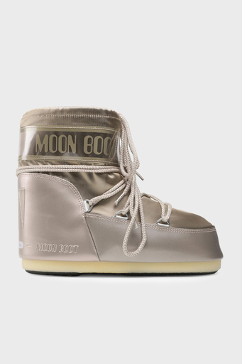 Moon Boot Logolu Bağcıklı Su İtici Bayan Kar Botu 80D1409350 B003 PLATİN - 1