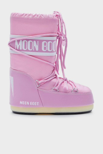 Moon Boot Logolu Bağcıklı Suya Dayanıklı Bayan Kar Botu 80D1400440 J001 PEMBE - 1