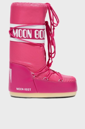 Moon Boot Logolu Bağcıklı Suya Dayanıklı Bayan Kar Botu 80D1400440 J003 FUŞYA - 1