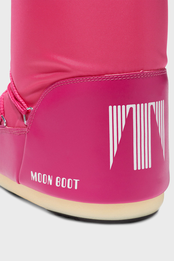 Moon Boot Logolu Bağcıklı Suya Dayanıklı Bayan Kar Botu 80D1400440 J003 FUŞYA - 4