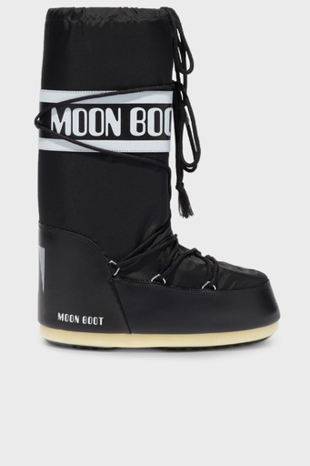 Moon Boot Logolu Bağcıklı Suya Dayanıklı Bayan Kar Botu 80D1400440 N001 SİYAH - 1