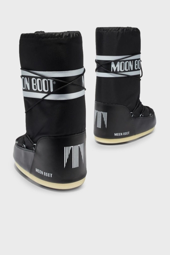Moon Boot Logolu Bağcıklı Suya Dayanıklı Bayan Kar Botu 80D1400440 N001 SİYAH - 3