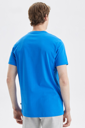 Nautica Baskılı % 100 Pamuk Standart Fit Bisiklet Yaka Erkek T Shirt V35519T 4SJ SAKS - 4