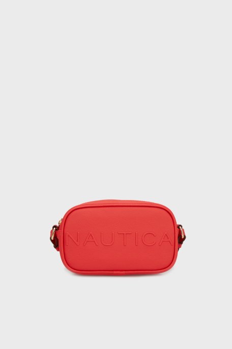 Nautica Logolu Cep Detaylı Ayarlanabilir Askılı Bayan Çanta CN7157T AÇIK KIRMIZI - 5