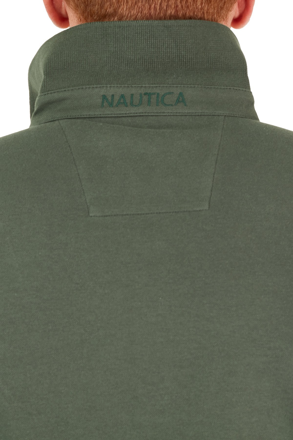 Nautica Pamuklu Düğmeli T Shirt Erkek Polo K15635T 3BP YEŞİL