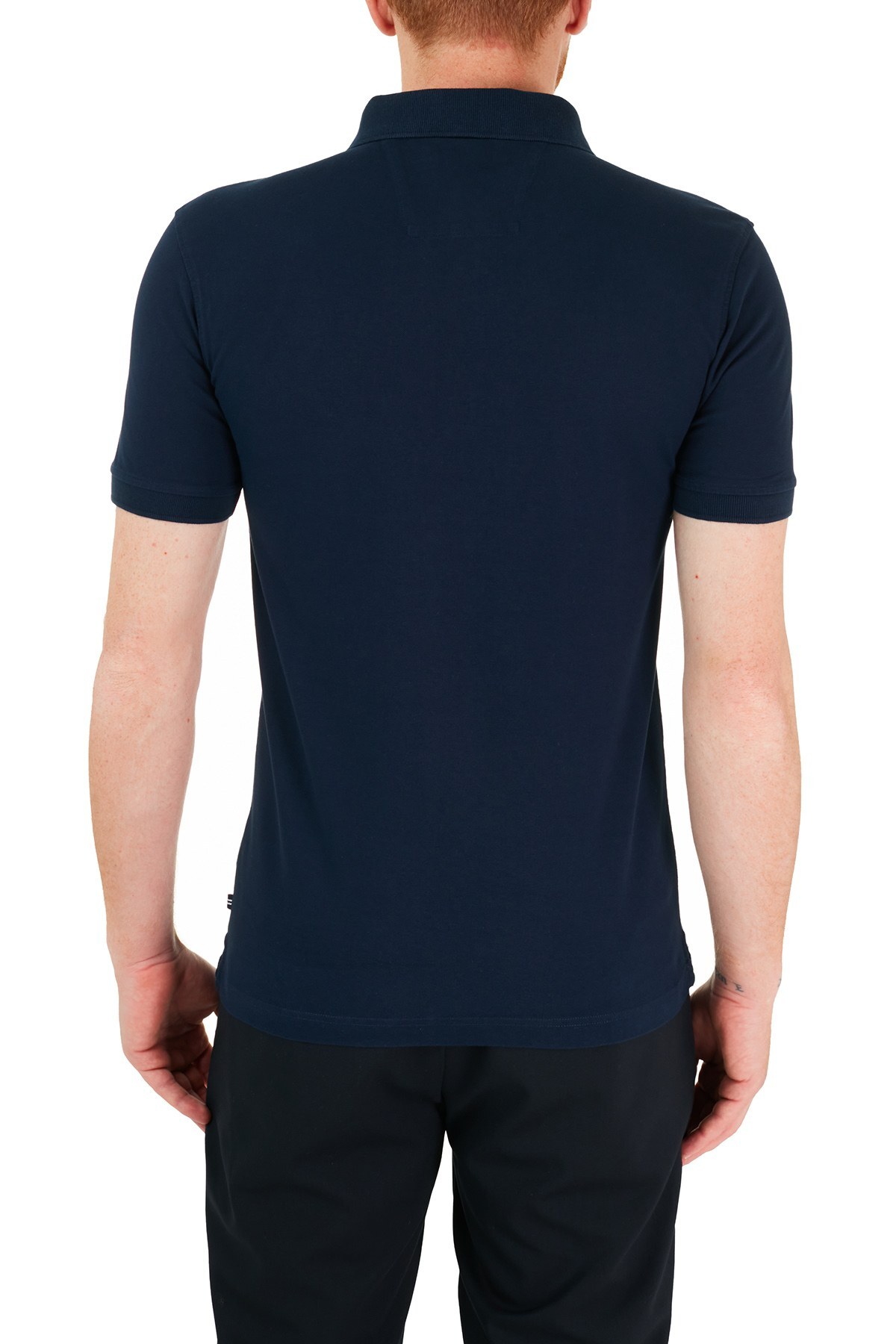 Nautica Pamuklu Düğmeli T Shirt Erkek Polo K15635T 4NV LACİVERT