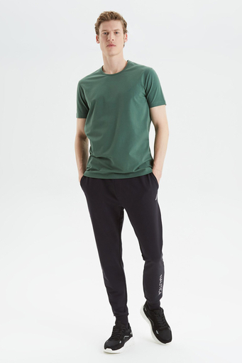 Nautica Pamuklu Regular Fit Bisiklet Yaka Erkek T Shirt V35009T 3FK KOYU YEŞİL - 2