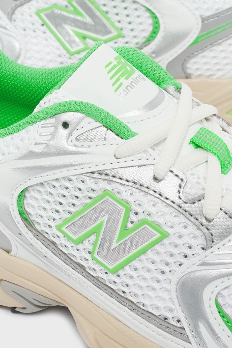 New Balance 530 Koşu Spor Bayan Ayakkabı MR530EC BEYAZ-YEŞİL - 6