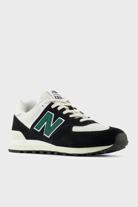 New Balance 574 NB Lifestyle Sneaker Unisex Ayakkabı U574RBG SİYAH - 2