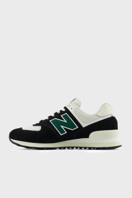 New Balance 574 NB Lifestyle Sneaker Unisex Ayakkabı U574RBG SİYAH - 3