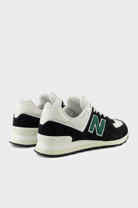 New Balance 574 NB Lifestyle Sneaker Unisex Ayakkabı U574RBG SİYAH - 4