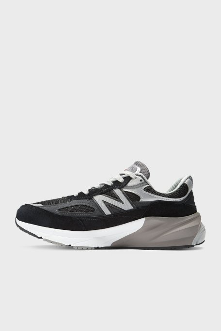 New Balance Domuz Derisi Karışımlı Kalın Taban Sneaker Unisex Ayakkabı W990BK6 SİYAH - 2