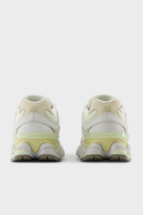 New Balance Logolu Deri Sneaker Bayan Ayakkabı U9060EEP Beyaz-Açık Yeşil - 15