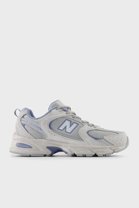New Balance Logolu File Detaylı Sneaker Bayan Ayakkabı U530SMB GRİ - 1
