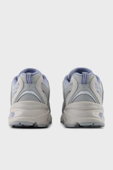 New Balance Logolu File Detaylı Sneaker Bayan Ayakkabı U530SMB GRİ - 4