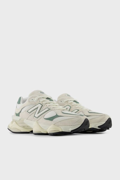 New Balance Logolu Hakiki Deri Kalın Tabanlı Sneaker Unisex Ayakkabı U9060EEI BEYAZ - 2