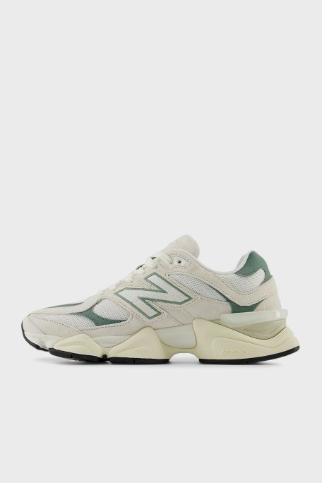 New Balance Logolu Hakiki Deri Kalın Tabanlı Sneaker Unisex Ayakkabı U9060EEI BEYAZ - 3