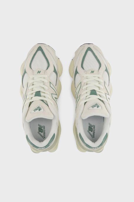 New Balance Logolu Hakiki Deri Kalın Tabanlı Sneaker Unisex Ayakkabı U9060EEI BEYAZ - 4