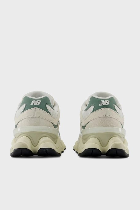 New Balance Logolu Hakiki Deri Kalın Tabanlı Sneaker Unisex Ayakkabı U9060EEI BEYAZ - 5