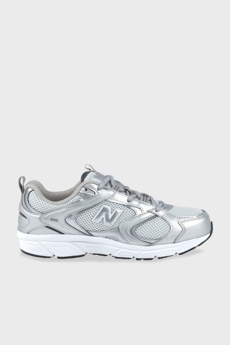 New Balance Logolu Kalın Tabanlı Sneaker NB Lifestyle Unisex Ayakkabı ML408GS GRİ - 5