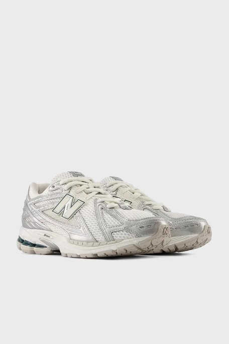 New Balance Logolu Metalik Görünümlü Sneaker Unisex Ayakkabı M1906REE BEYAZ-GÜMÜŞ - 8