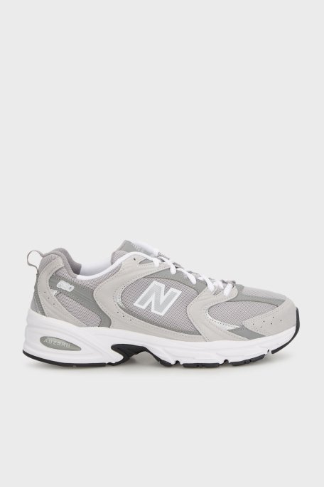 New Balance Logolu Süet Detaylı Sneaker Unisex Ayakkabı MR530CK GRİ - 1