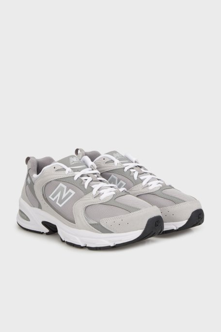New Balance Logolu Süet Detaylı Sneaker Unisex Ayakkabı MR530CK GRİ - 3