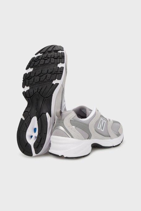 New Balance Logolu Süet Detaylı Sneaker Unisex Ayakkabı MR530CK GRİ - 4