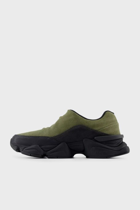 New Balance Logolu Süet Kalın Taban Cırtlı Sneaker Unisex Ayakkabı U8040UOC HAKİ - 3