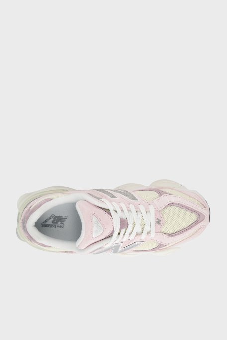 New Balance Logosolu Süet Sneaker Bayan Ayakkabı U9060LBC PEMBE - 3