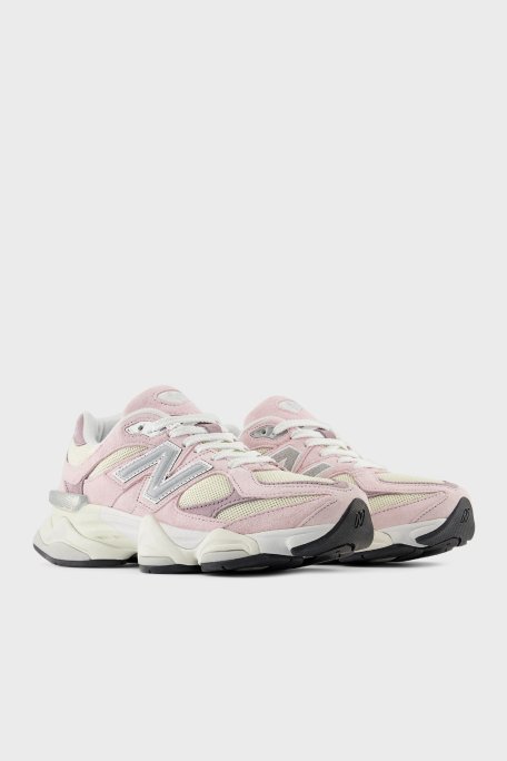 New Balance Logosolu Süet Sneaker Bayan Ayakkabı U9060LBC PEMBE - 4