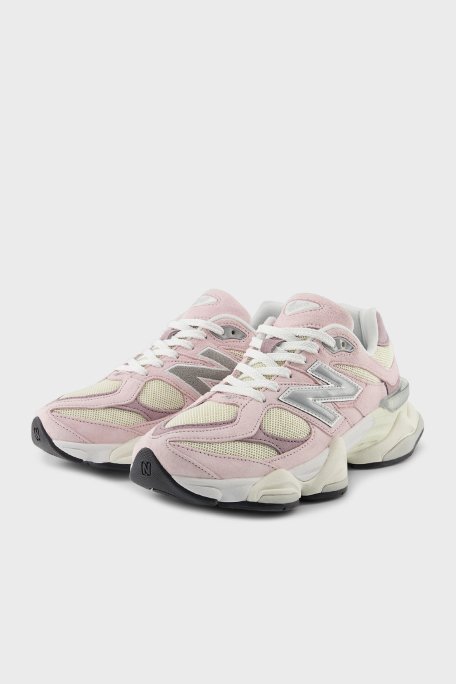 New Balance Logosolu Süet Sneaker Bayan Ayakkabı U9060LBC PEMBE - 5